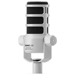 na stojanu USB mikrofon Rode PodMic USB White Druh přenosu:kabelový