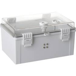 TRU COMPONENTS TC-PSC-20x30x16 skříňový rozvaděč 200 x 300 x 160 ABS, polykarbonát světle šedá 1 ks