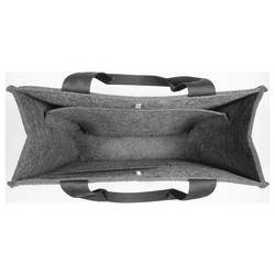 Sigel brašna na notebooky Desk Sharing Bag Basic M Syntetická plst tmavě šedá (š x v x h) 36 x 28 x 15 cm S max.velikostí: 39,1 cm (15,4)