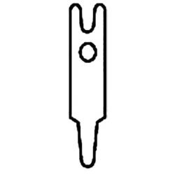 Vogt Verbindungstechnik 1001s.68 pájecí kolík Kontaktní plocha pocínovaný 100 ks (d x š) 8.5 mm x 1.8 mm