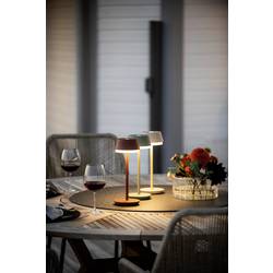 Konstsmide 7830-330 Lyon Akumulátorová stolní LED lampa 2.5 W teplá bílá, RGB písková