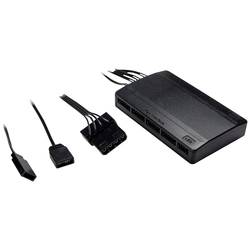 Inter-Tech Argus RS14 PC větrák s krytem černá (š x v x h) 140 x 140 x 25 mm vč. dálkového ovládání, včetně LED osvětlení