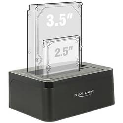 Delock 62661 SATA 6 Gb/s, DC zásuvka 3,5 mm dokovací stanice pro pevný disk