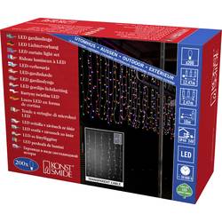 Konstsmide světelný závěs venkovní 24 V 200 LED vícebarevný (d x š x v) 12.47 m x 247 cm x 100 cm