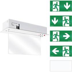 ESYLUX EN10031601 nouzové osvětlení únikových cest Energetická třída (EEK2021) G (A - G) vestavná montáž do stropu, vestavná montáž na stěnu vysoko, vlevo,