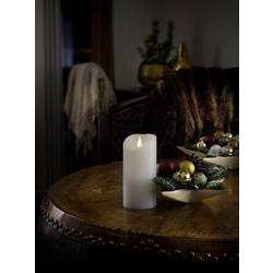 Konstsmide 1831-100 LED svíčka z vosku bílá teplá bílá (Ø x v) 7.5 cm x 15.5 cm