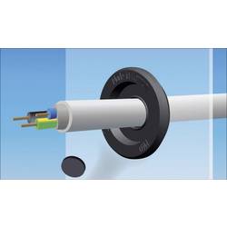 PB Fastener 1607-EB kabelová průchodka Tloušťka montážní desky (max.) 3.5 mm EPDM černá 1 ks