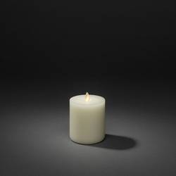 Konstsmide 1620-115 LED svíčka z vosku krémově bílá teplá bílá (Ø x v) 81 mm x 101 mm
