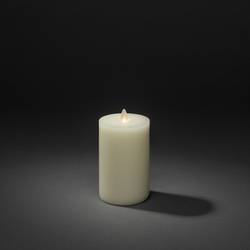 Konstsmide 1621-115 LED svíčka z vosku krémově bílá teplá bílá (Ø x v) 81 mm x 152 mm