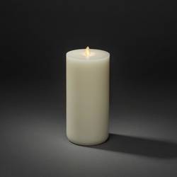 Konstsmide 1624-115 LED svíčka z vosku krémově bílá teplá bílá (Ø x v) 96 mm x 218 mm