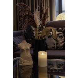 Konstsmide 1612-115 LED svíčka z vosku krémově bílá teplá bílá (Ø x v) 88 mm x 134 mm