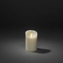 Konstsmide 1610-115 LED svíčka z vosku krémově bílá teplá bílá (Ø x v) 76 mm x 114 mm