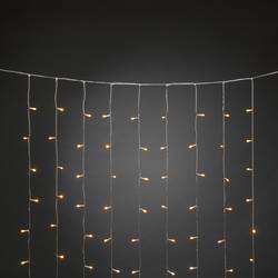 Konstsmide světelný závěs - zmrzlé kapky venkovní Energetická třída (EEK2021): F (A - G) 320 LED jantar