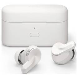 EPOS ADAPT E1 In Ear Headset Bez kabelu, Bluetooth® stereo bílá Potlačení hluku, Redukce šumu mikrofonu headset, Nabíjecí pouzdro, odolné vůči potu telefon