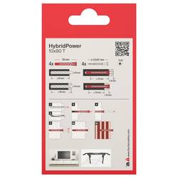 Fischer 577393 HybridPower sada hmoždinek 90 mm 4 ks