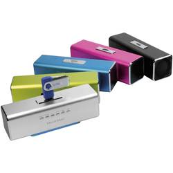 Technaxx MusicMan MA Lautsprecher mini reproduktor AUX, FM rádio, USB, SD paměť. karta modrá