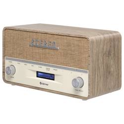 Denver DAB-36LW LIGHT WOOD 111111000610 stolní rádio, DAB+, FM, dřevo (matné)