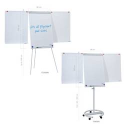 Franken tabule na flipchart Easel ECO Mobile Steel F2400/N