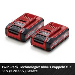 Einhell 18V 4Ah PXC Plus Twinpack Náhradní akumulátor, 4 Ah Li-Ion, 4511629