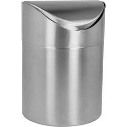 Metaltex 185392010 odpadkový koš 1.5 l nerezová ocel (Ø x v) 12 cm x 16.5 cm stříbrná N/A 1 ks