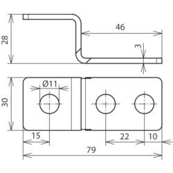 DEHN 363000 ES ZF 3XB11 STTZN Koncovka 1 ks