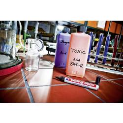 Edding 3000 4-3000-999 permanentní popisovač černá, červená, tmavě modrá, tmavě zelená , žlutá, světle modrá, růžová, hnědá, oranžová, fialová Vodotěsné: Ano