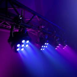 Cameo ROOT PAR 4 SET 1 LED PAR reflektor Počet LED: 7 4 W černá