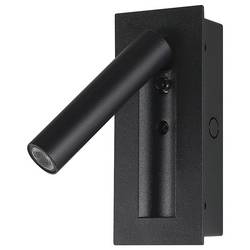 V-TAC VT-88061-B 239996 lampička na noční stolek LED LED 2 W teplá bílá Energetická třída (EEK2021): G (A - G) Just Black