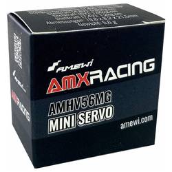 Amewi mini servo AMXRacing AMHV56MG Mini analogové servo Materiál převodovky: kov Zásuvný systém: JR