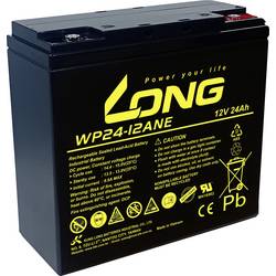 KungLong WP24-12ANE-M olověný akumulátor olověný se skelným rounem 24 Ah 12 V 1 ks