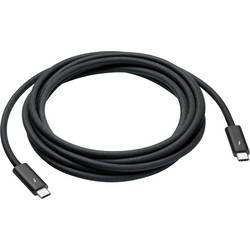 Apple Thunderbolt™ kabel Thunderbolt™ 4 Thunderbolt ™ (USB-C ®) zástrčka, Thunderbolt ™ (USB-C ®) zástrčka 3 m černá MW5H3ZM/A