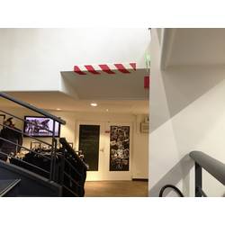 VISO PU 7325 RB úhlový ochranný profil červená, bílá (d x š x v) 730 x 300 x 25 mm