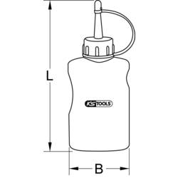 KS Tools 515.3362 Olej pro pneumatické nářadí 1000 ml