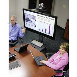 Ergotron 24-192-085 Neo-Flex Mobile MediaCenter UHD TV kolečkový vozík naklápěcí, otočný, 127,0 cm (50) - 165,1 cm (65), 24-192-085