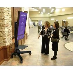 Ergotron 24-192-085 Neo-Flex Mobile MediaCenter UHD TV kolečkový vozík naklápěcí, otočný, 127,0 cm (50) - 165,1 cm (65), 24-192-085