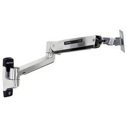 Ergotron 45-383-026 / LX Steh-Sitz-Wandmontage-LC 1násobné držák na zeď pro monitor 116,8 cm (46) stříbrná