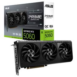 Asus grafická karta Nvidia GeForce RTX 5060 GeForce RTX 5060 8 GB GDDR7 RAM PCIe x8 HDMI™, DisplayPort přetaktovaná, Režim nulového ventilátoru , NVIDIA G-Sync