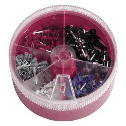 Intercable 181385 sada dutinek 0.5 mm², 0.75 mm², 1 mm², 1.5 mm², 2.5 mm² modrá, žlutá, červená, bílá 400 díly