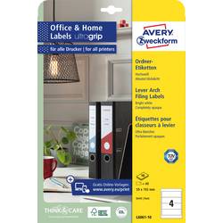 Avery-Zweckform štítky složek L6061-10 59 x 192 mm papír bílá trvalé 40 ks