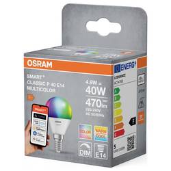 OSRAM HOMELIGHTING Smart+ bezdrátová LED lampa E27 14 W Energetická třída (EEK2021): F (A - G) RGBW