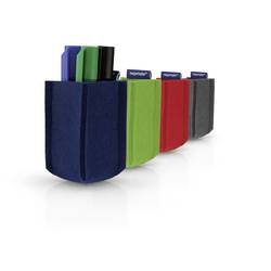 magnetoplan magnetický držák na tužku magnetoTray SMALL (š x v x h) 60 x 100 x 60 mm modrá 1227614