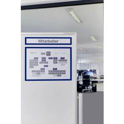 magnetoplan 1131803 magnetický rám modrá DIN A3 na výšku , DIN A4 na šířku