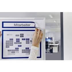 magnetoplan 1131803 magnetický rám modrá DIN A3 na výšku , DIN A4 na šířku