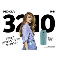 Nokia 3210 mobilní telefon Dual SIM modrá UPOZORNĚNÍí: mobilní telefony neobsahují CZ/SK menu