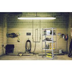 TOOLCRAFT TO-7863108 regál na těžké předměty, (š x v x h) 900 x 1800 x 400 mm, kov, MDF, pozinkovaná, stříbrná