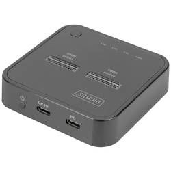 Digitus DA-71545 USB-C™ (USB 3.2 Gen 2) M.2 PCIe NVMe, M.2 dokovací stanice pro pevný disk s funkcí klonování