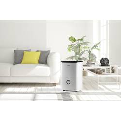 DOMO DO343DH odvlhčovač vzduchu, DO343DH, 75 m², 440 W, 20 l/den, bílá, černá