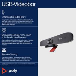 HP Poly Studio R30 USB Video Bar-EURO konferenční reproduktor USB-C®, USB-A, Bluetooth, Wi-Fi 6 (IEEE 802.11 černá/bílá