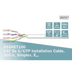 Digitus ACU-4511-305 ACU-4511-305 ethernetový síťový kabel, CAT 5e, U/UTP, 305 m