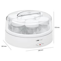 Clatronic JM 3344 jogurtovač bílá